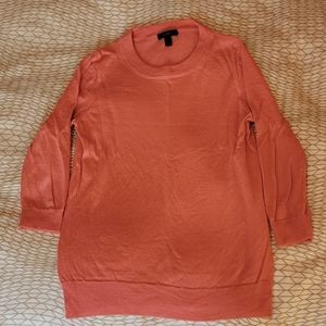 Size S J Crew coral sweater